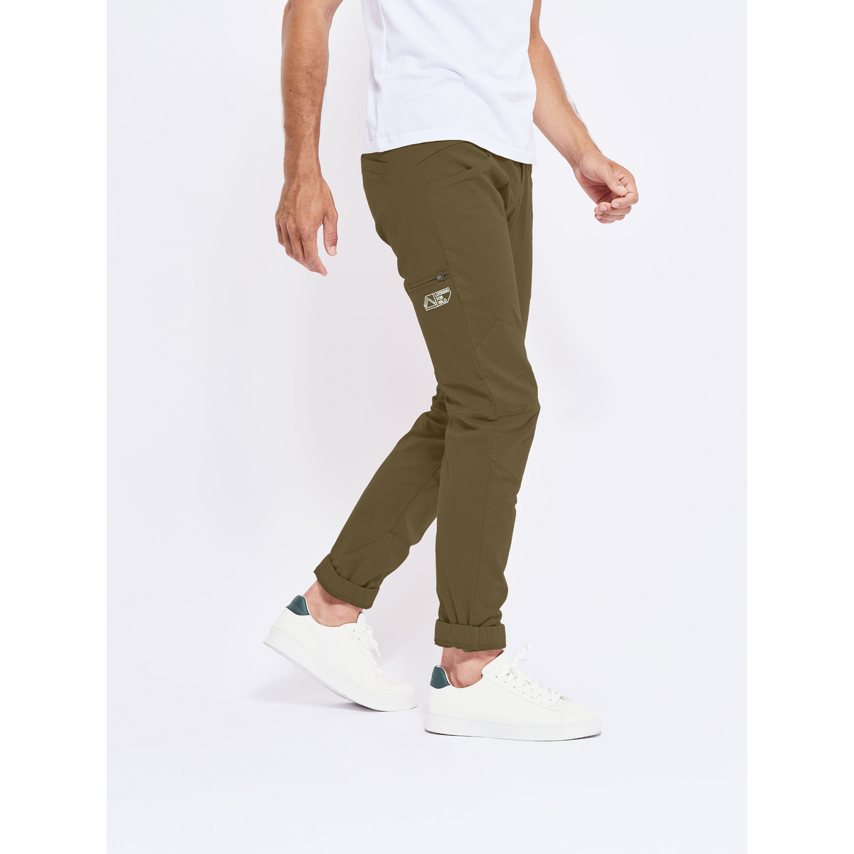 Looking For Wild Fitz Roy Pant - Mens in military olive colour