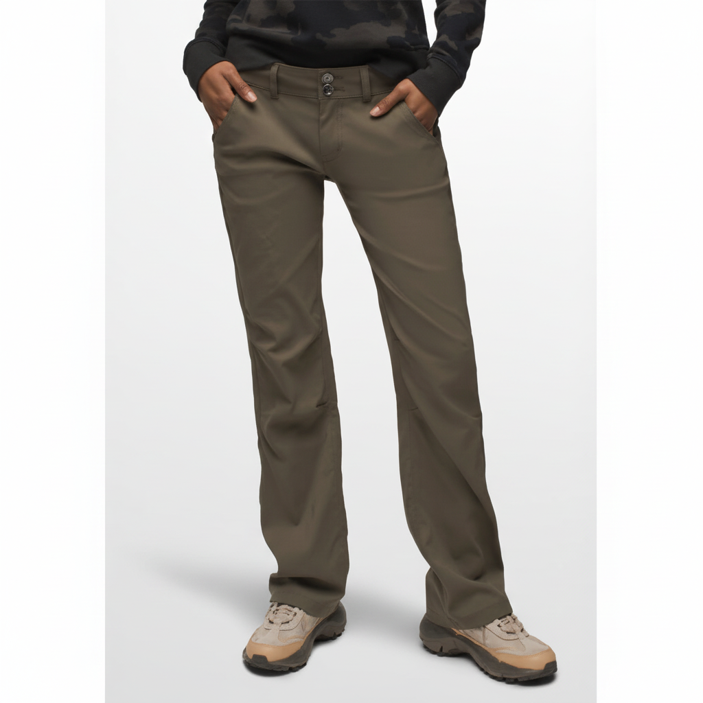 Prana HALE PANT WOEMNS - Regular Inseam Size 4 - Slate Green