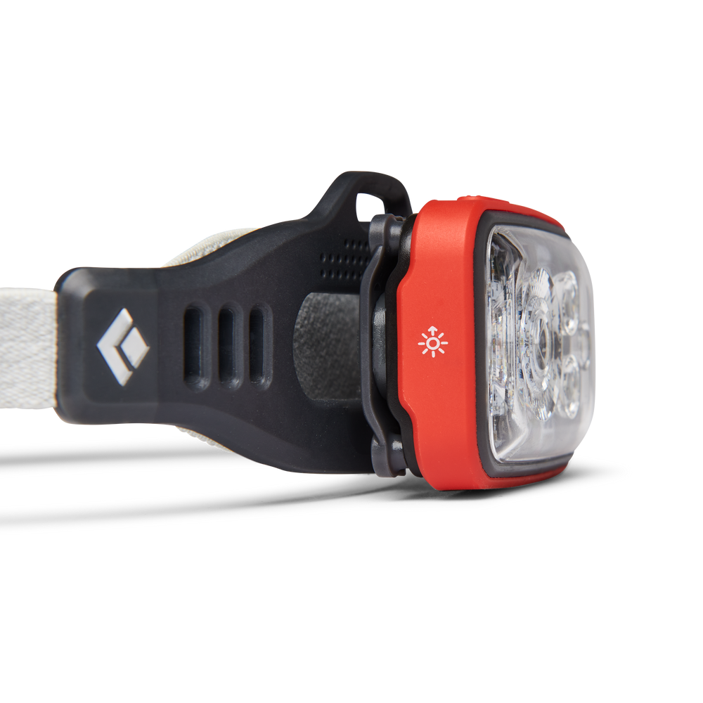 Black Diamond Distance 1500 Headlamp in octane colour with white head band