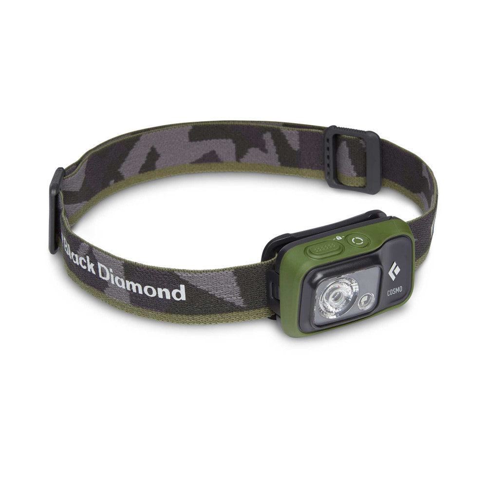 Black Diamond Cosmo 350 head torch in dark olive