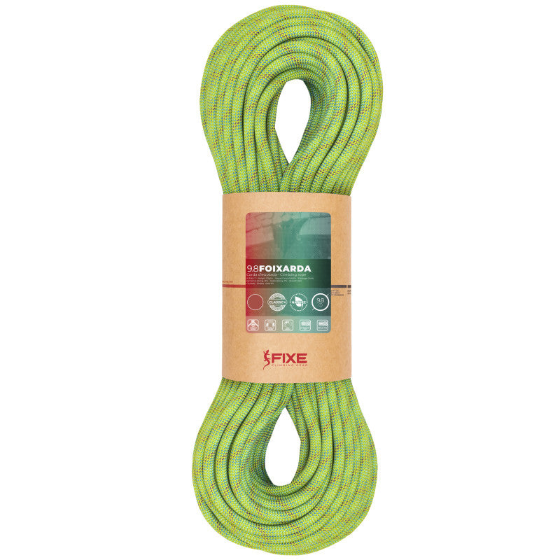 Fixe Foixarda 9.6mm climbing rope in green