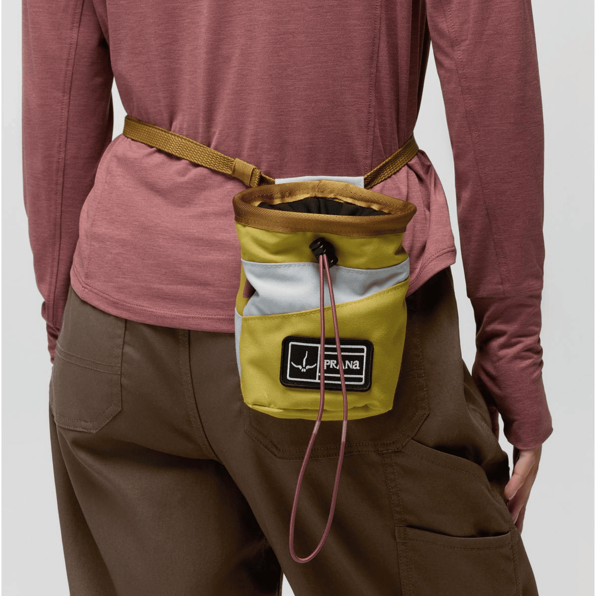 Prana Canvas Chalk Bag - Moss Colourblock