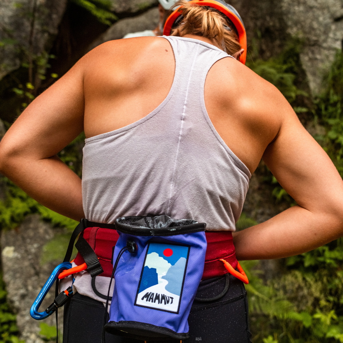 Mammut Gym Print Chalk Bag - Lavandin