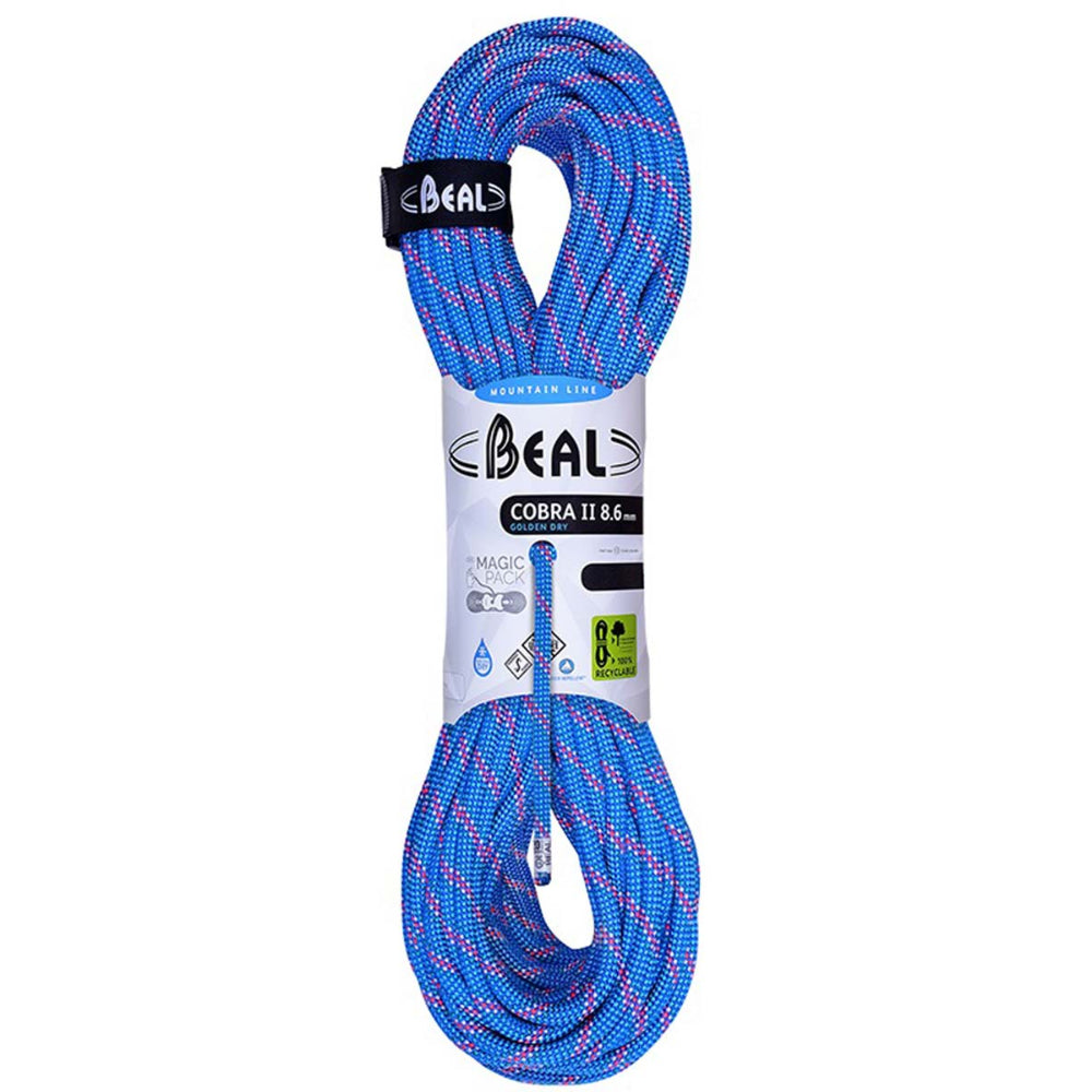 Beal Cobra II Unicore Golden Dry 8.6mm, Blue