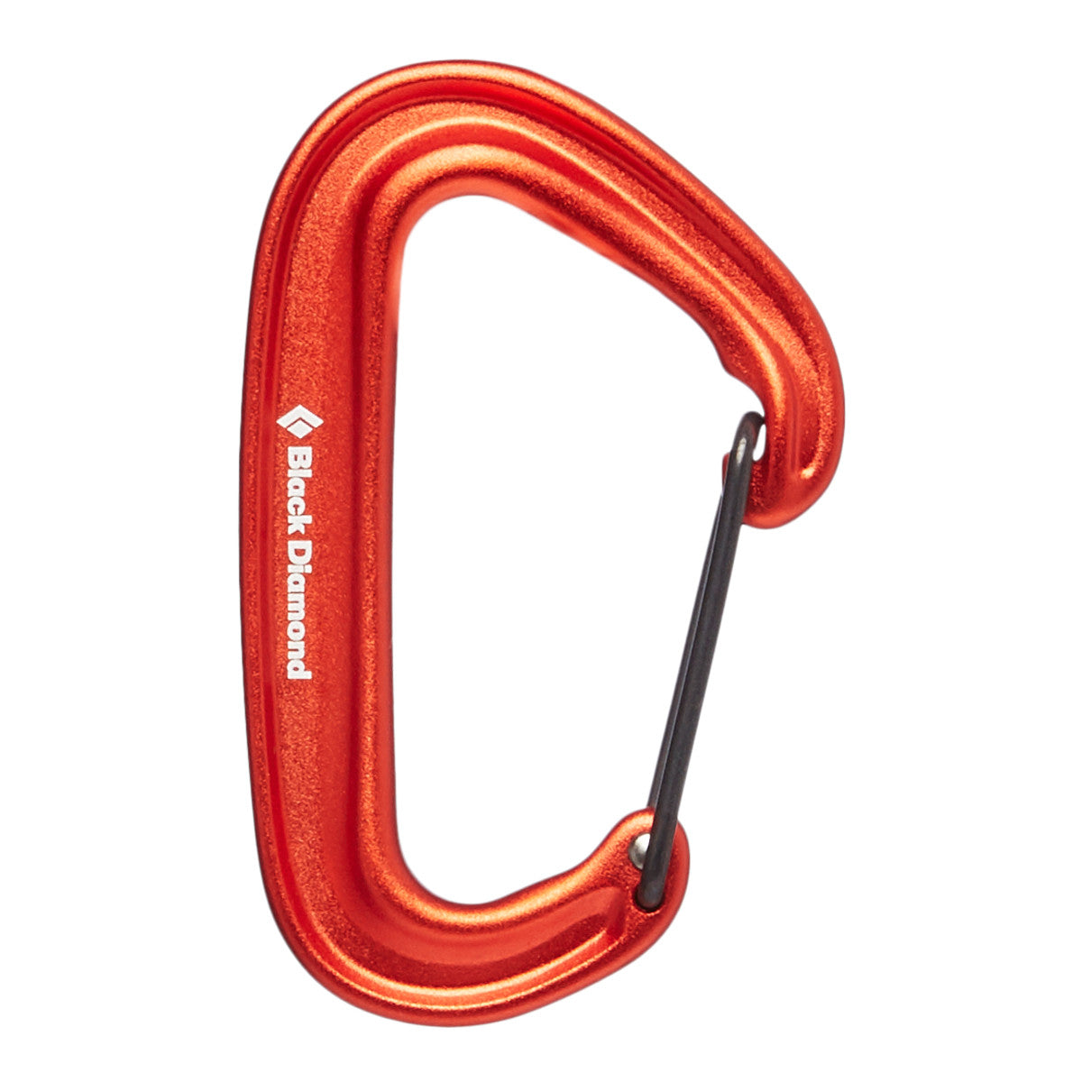 Black Diamond Miniwire Carabiner in Octane Orange