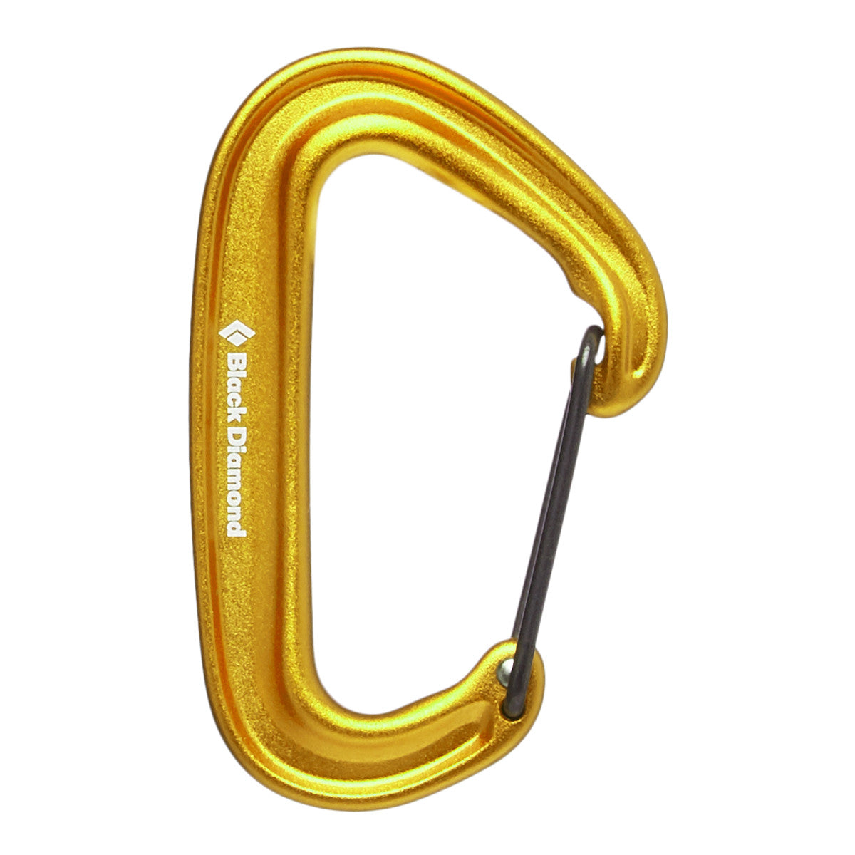 Black Diamond Miniwire Carabiner in Yellow