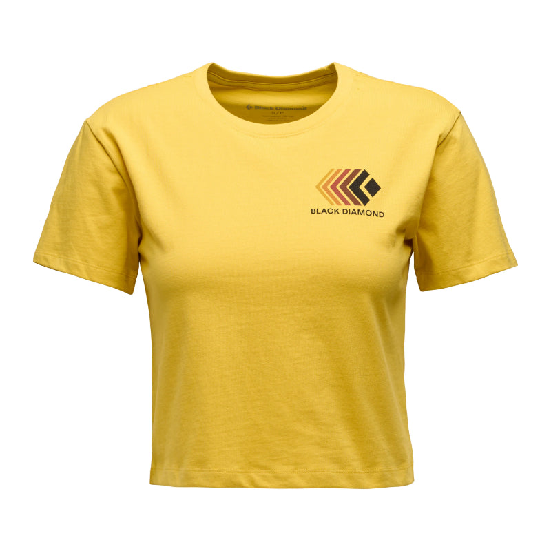 Black Diamond Faded Crop Tee - Women's