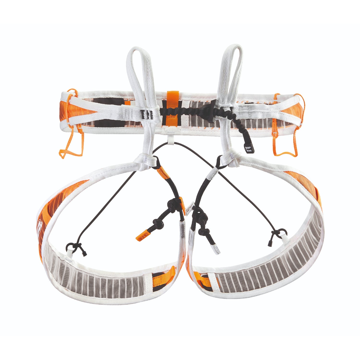 Petzl Fly Harness in orange black and white