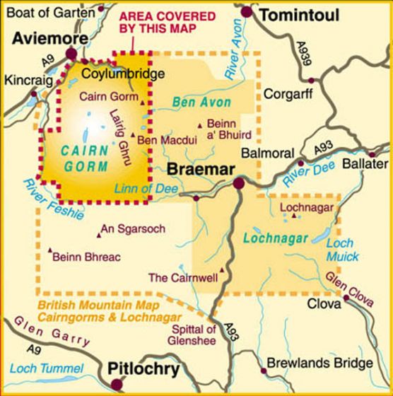 Harvey Maps Cairn Gorm