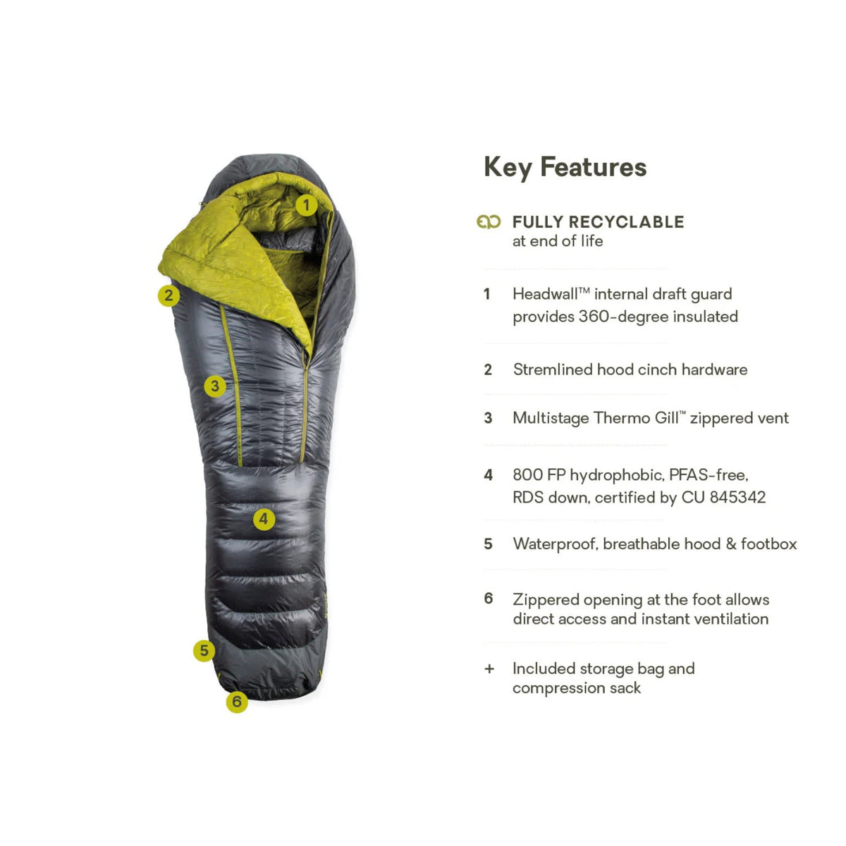 Nemo Coda 10/20 Endless Promise Sleeping Bag 23F/-5°C