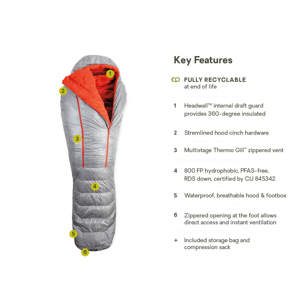 Nemo Coda 25/35 Endless Promise Sleeping Bag 37F/3°C