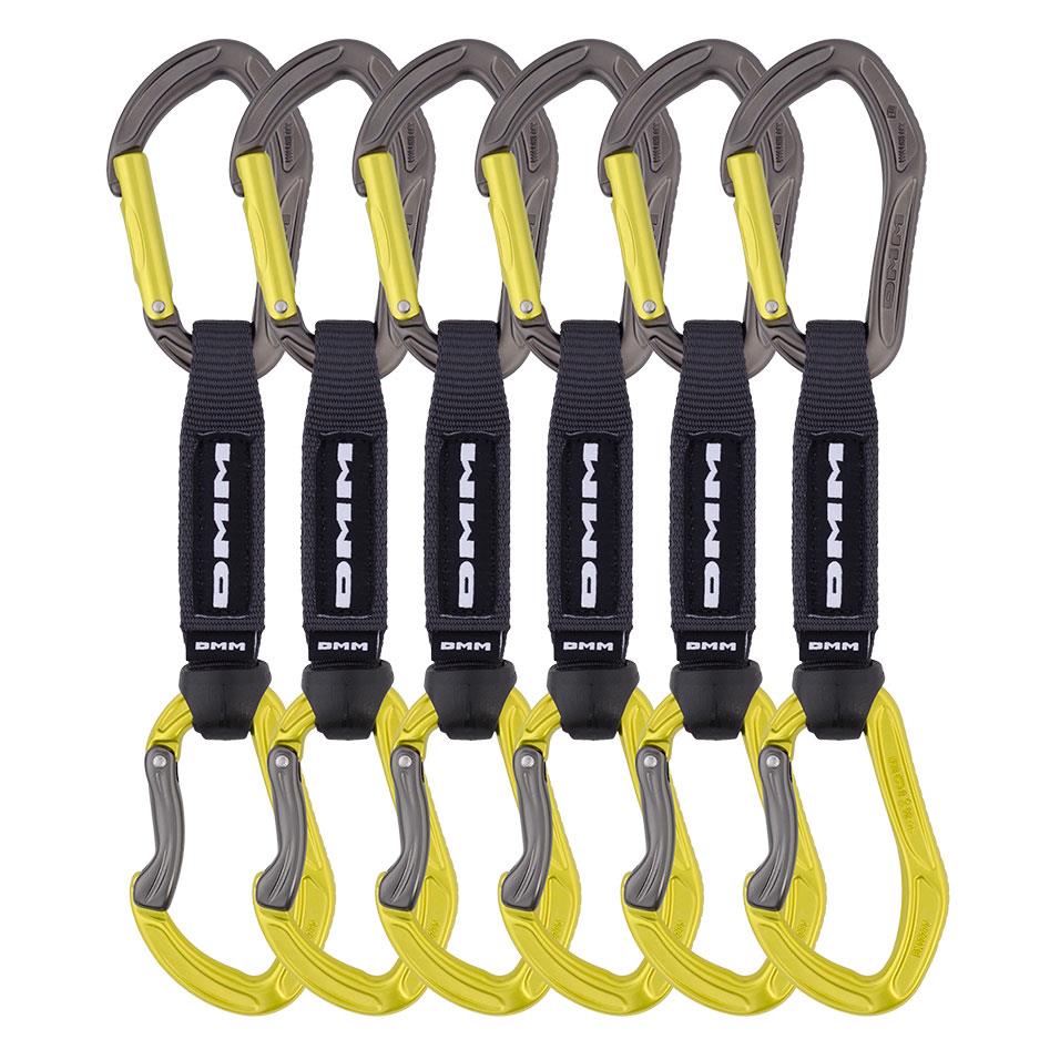 DMM Alpha Sport Quickdraw Packs, 12cm Lime
