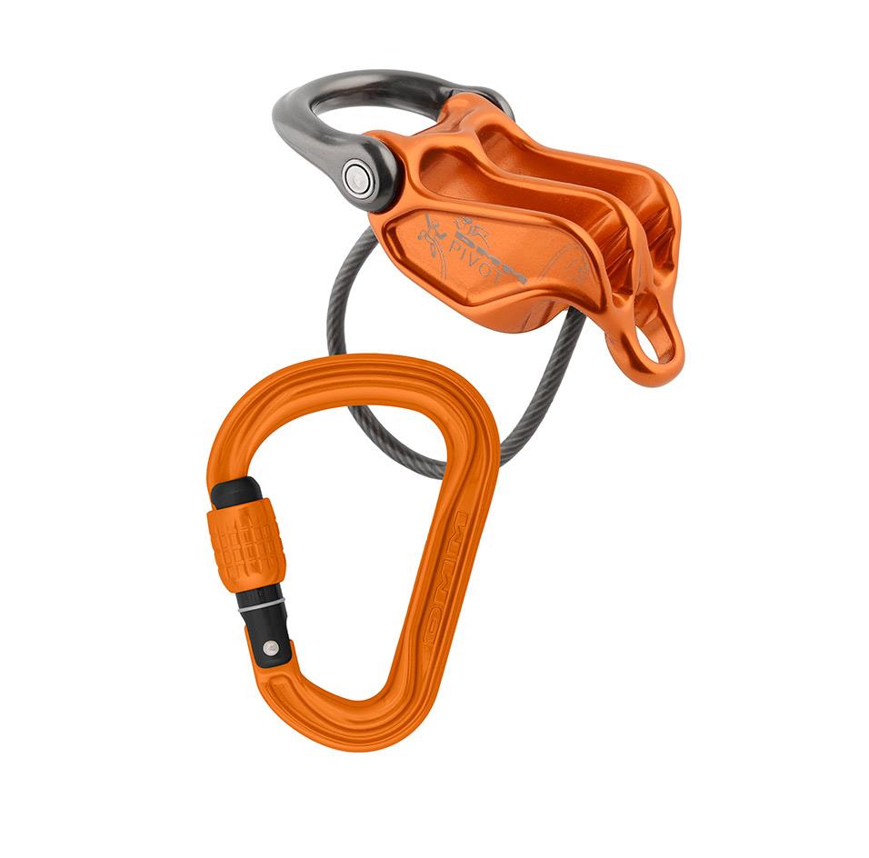 DMM Pivot Phantom HMS Belay Set, Orange