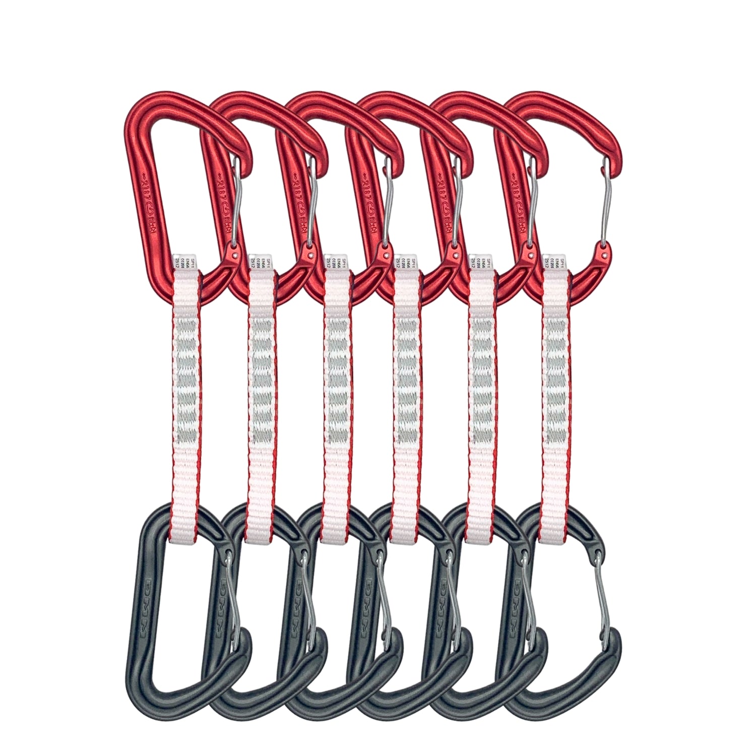 DMM Shadow Spectre Hybrid QD 12cm 6er Pack de cintas exprés de escalada DMM Shadow Spectre Hybrid QD 12cm 6er Pack de cintas exprés de escalada