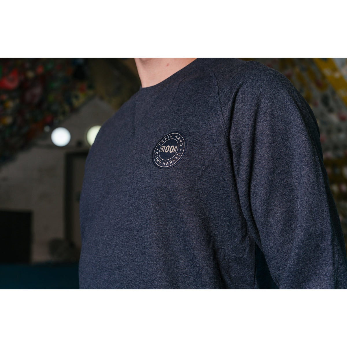 Moon-Crew-Neck-Mens-Indigo Logo