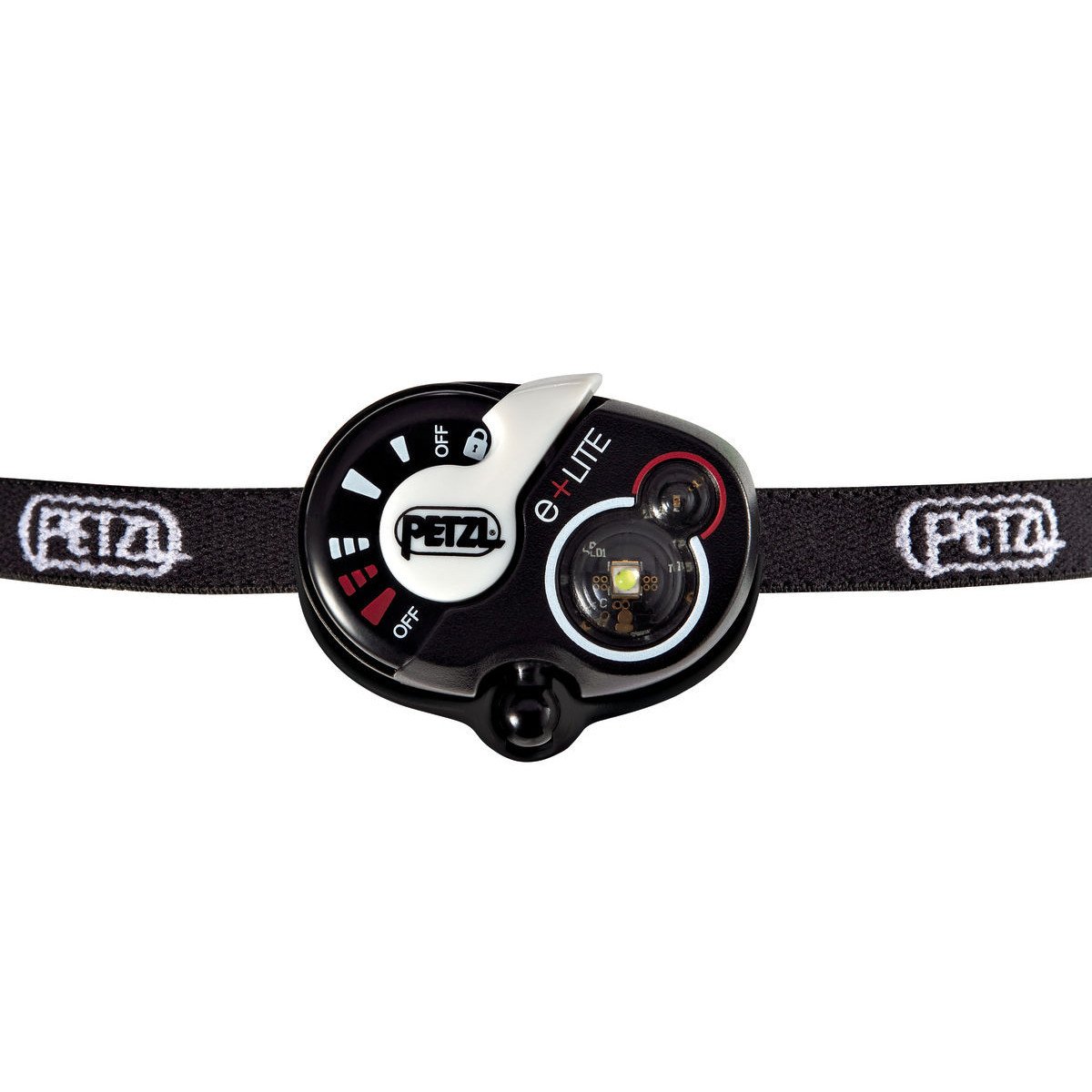 Petzl e+LITE Head torch, in black colour