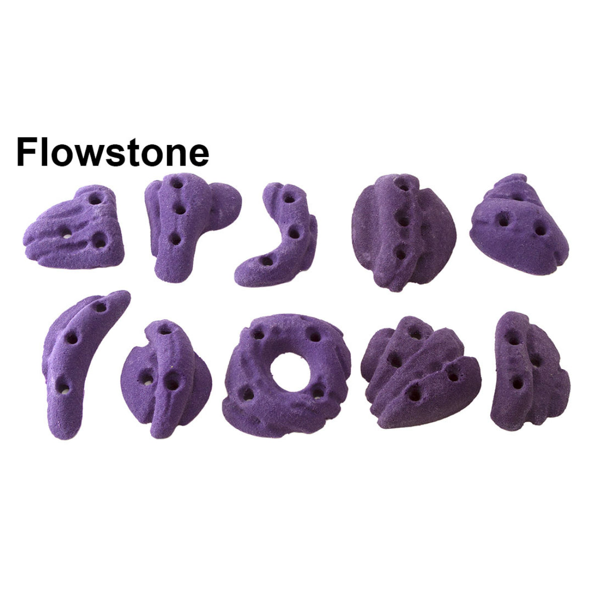 Metolius Flowstone Climbing Holds Bundle (Purple)