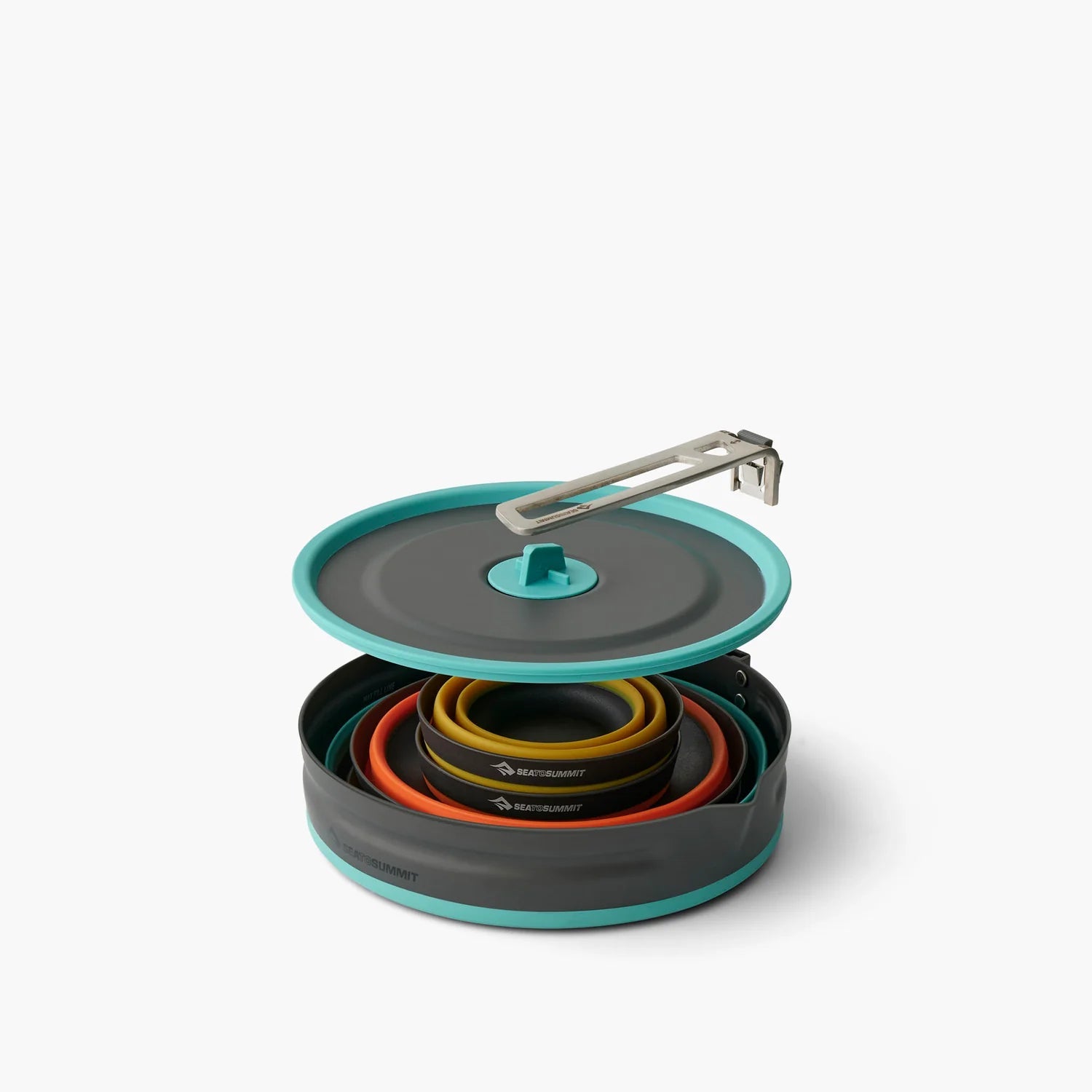 Sea to Summit Frontier Ultralight Collapsible One Pot Cook Set (2 Person, 5 Piece)