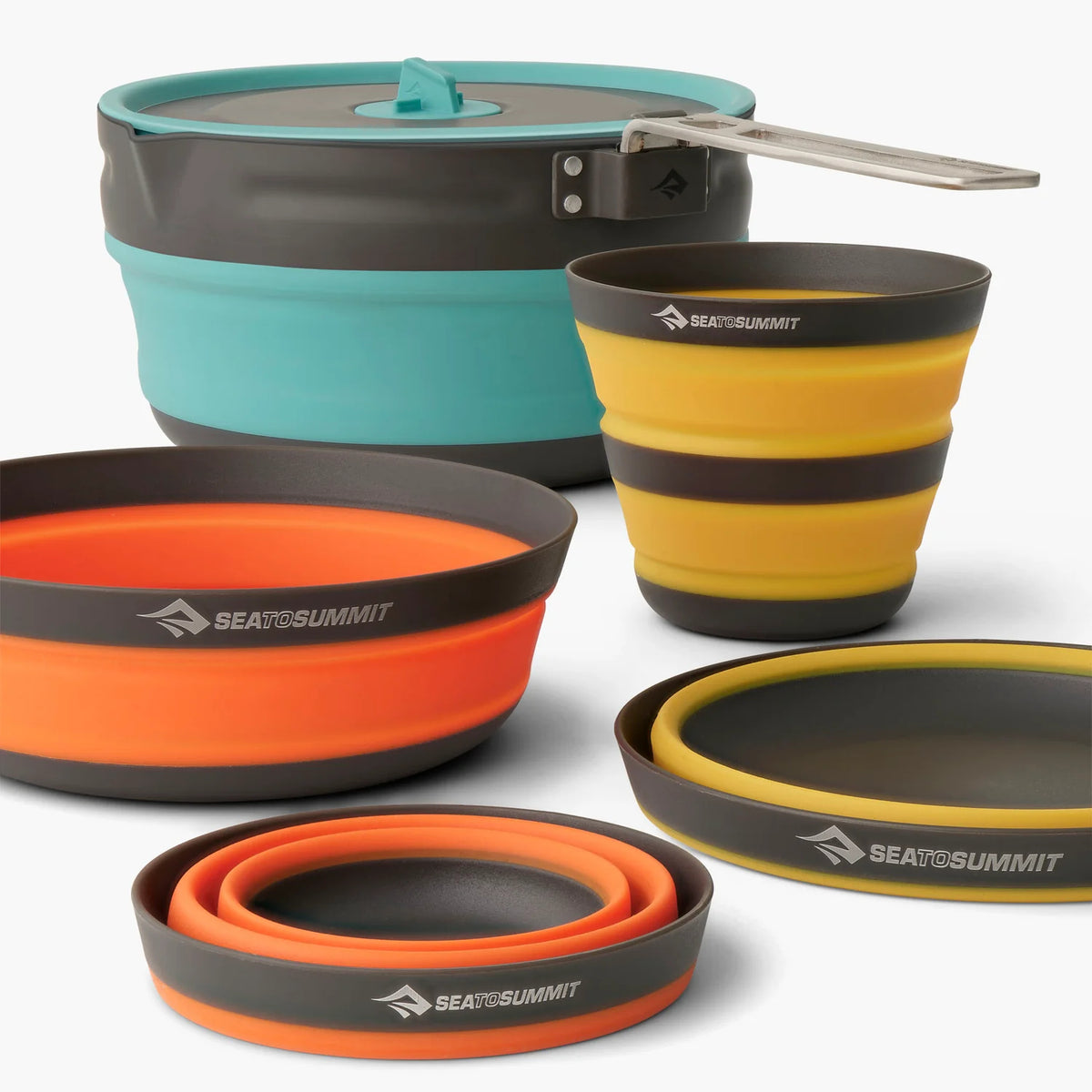 Sea to Summit Frontier Ultralight Collapsible One Pot Cook Set (2 Person, 5 Piece)
