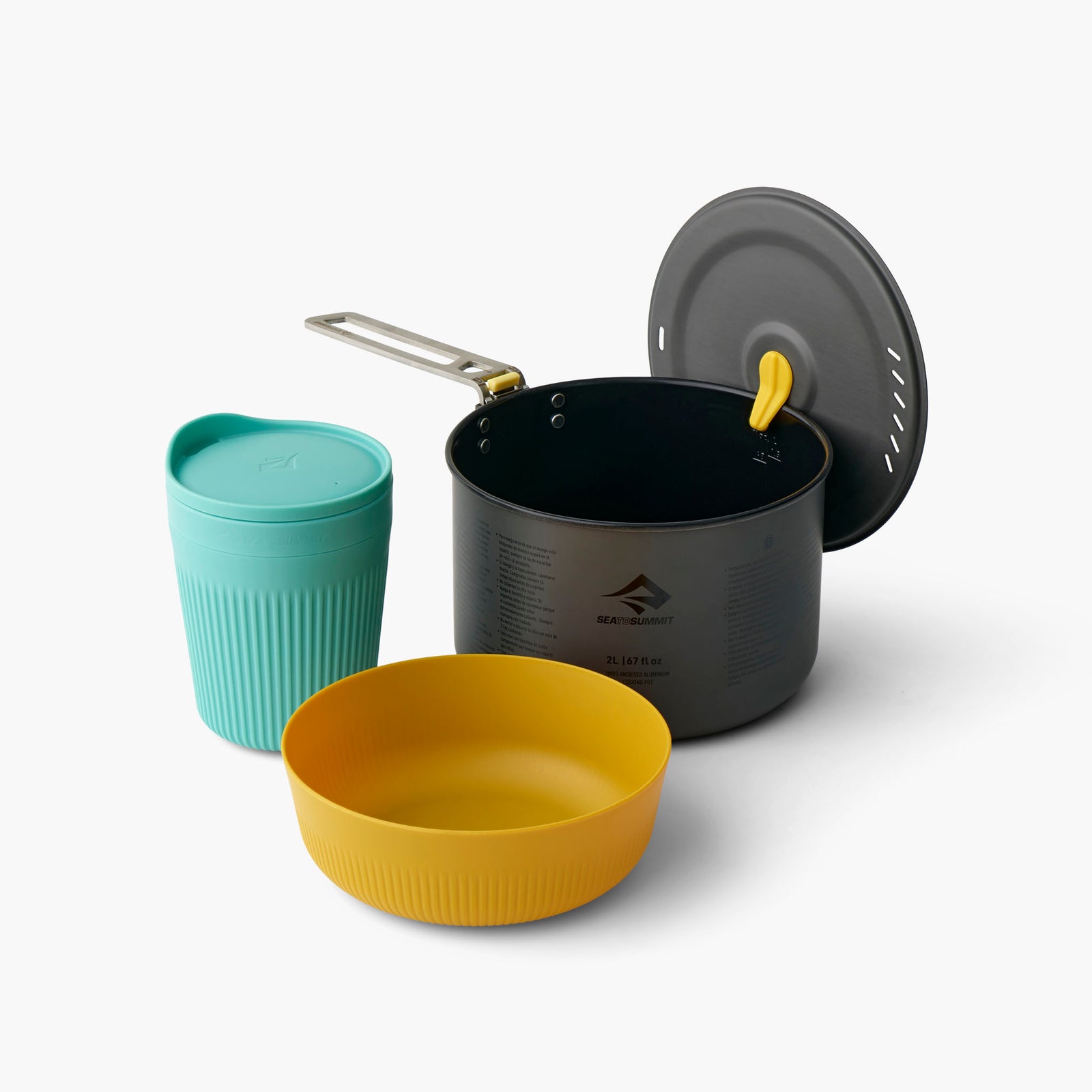 Sea to Summit Frontier Ultralight One Pot Cook Set (1 Person, Medium 3 Piece)
