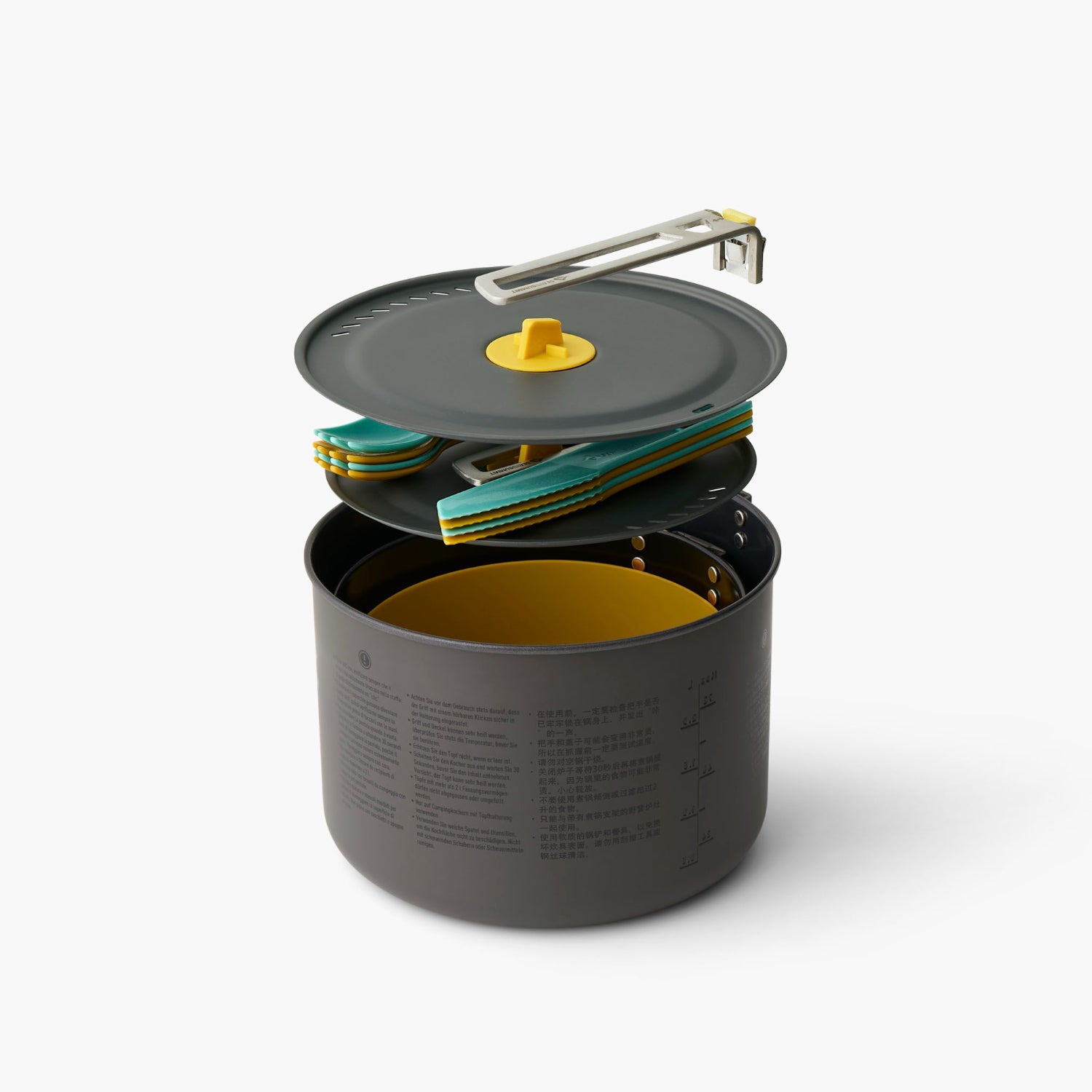 Sea to Summit Frontier Ultralight Two Pot Cook Set (4 Person, 14 Piece)