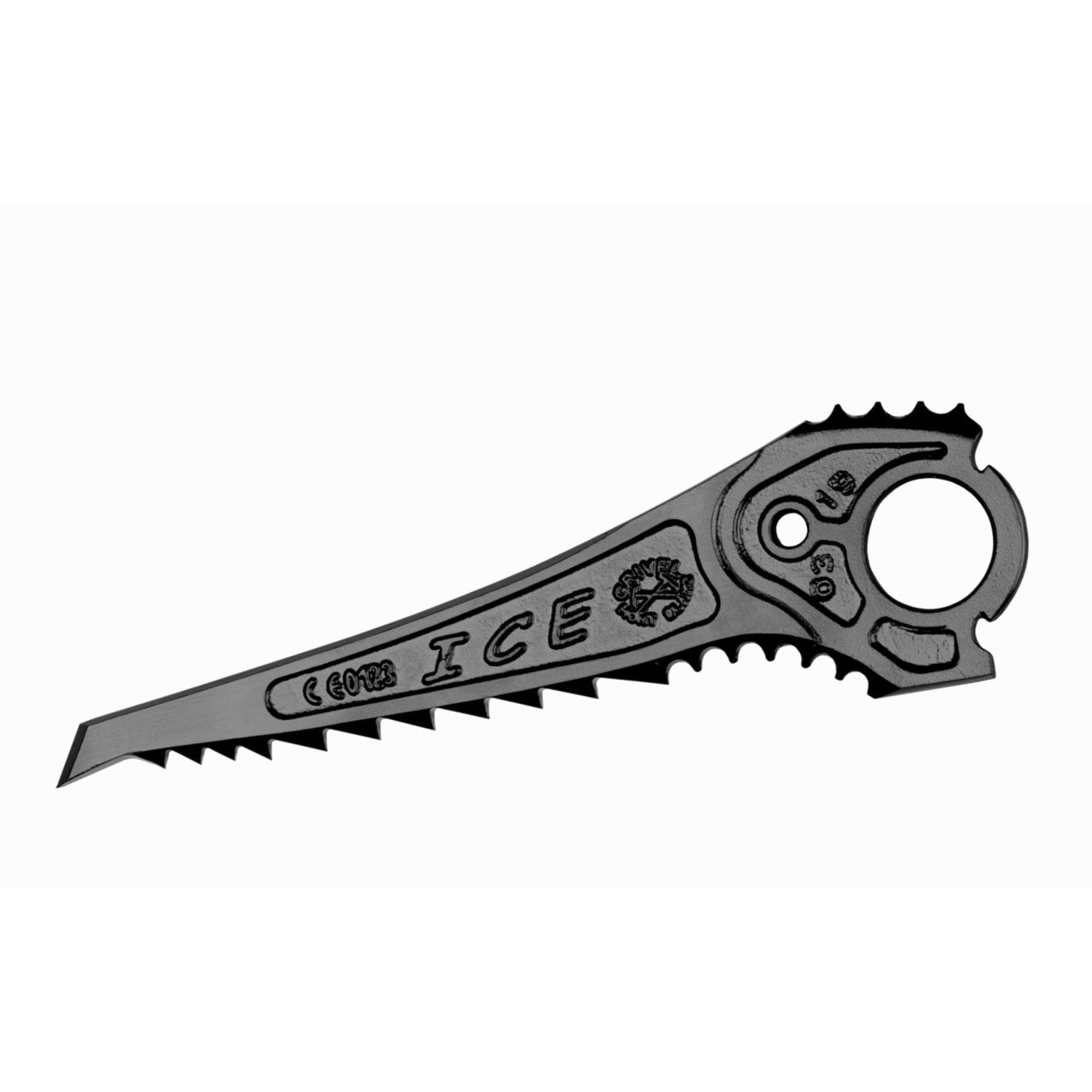 Grivel Ice Vario ice pick blade, side view shown in grey colour