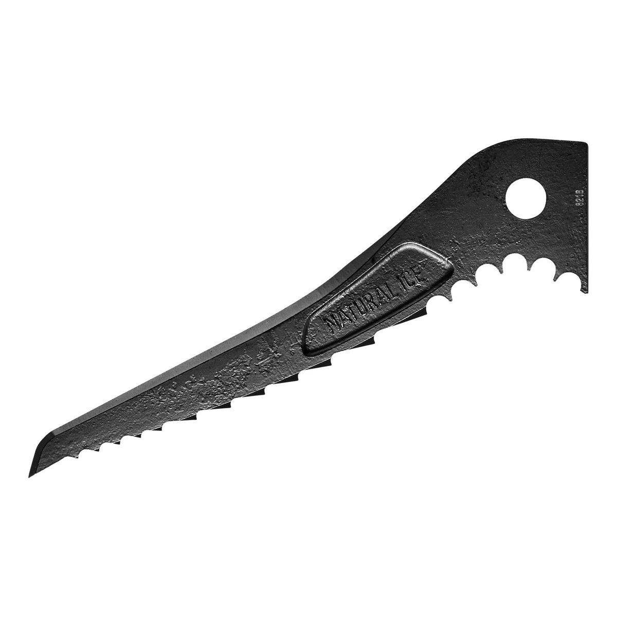 Black Diamond Hot Forged Natural Ice Pick, side view in black colour