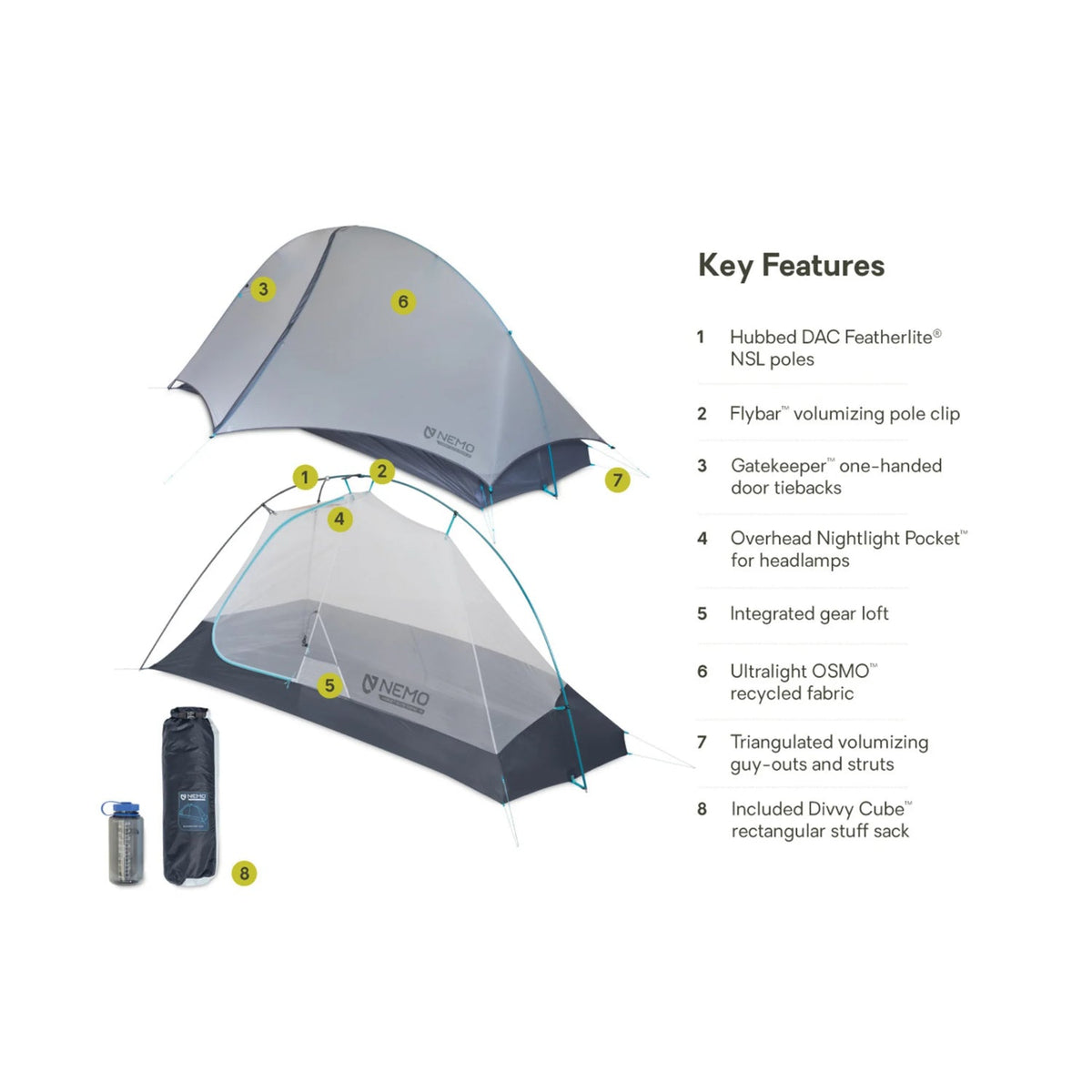 Nemo Hornet Elite OSMO 1P Tent