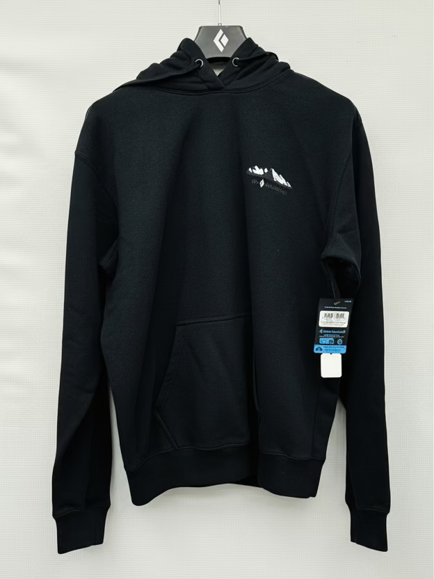 Black Diamond M MOUNTAIN SCAPE HOODY Sample S25 - Size Medium - BLACK