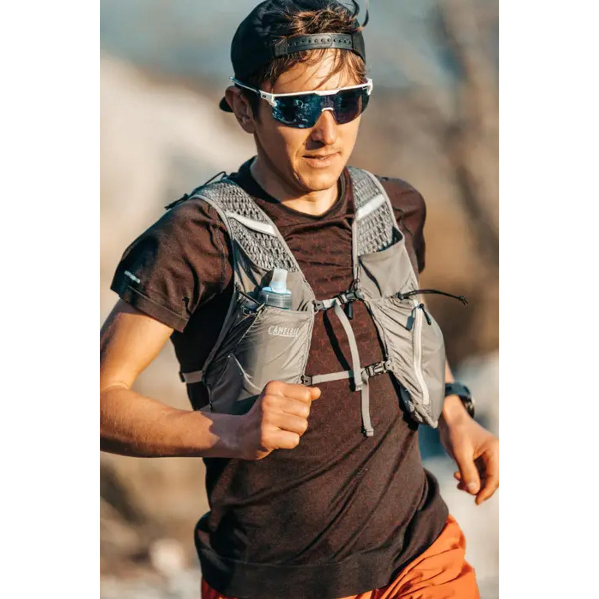 Julbo Ultimate SPECTRON 3CF running glasses in black/green in use