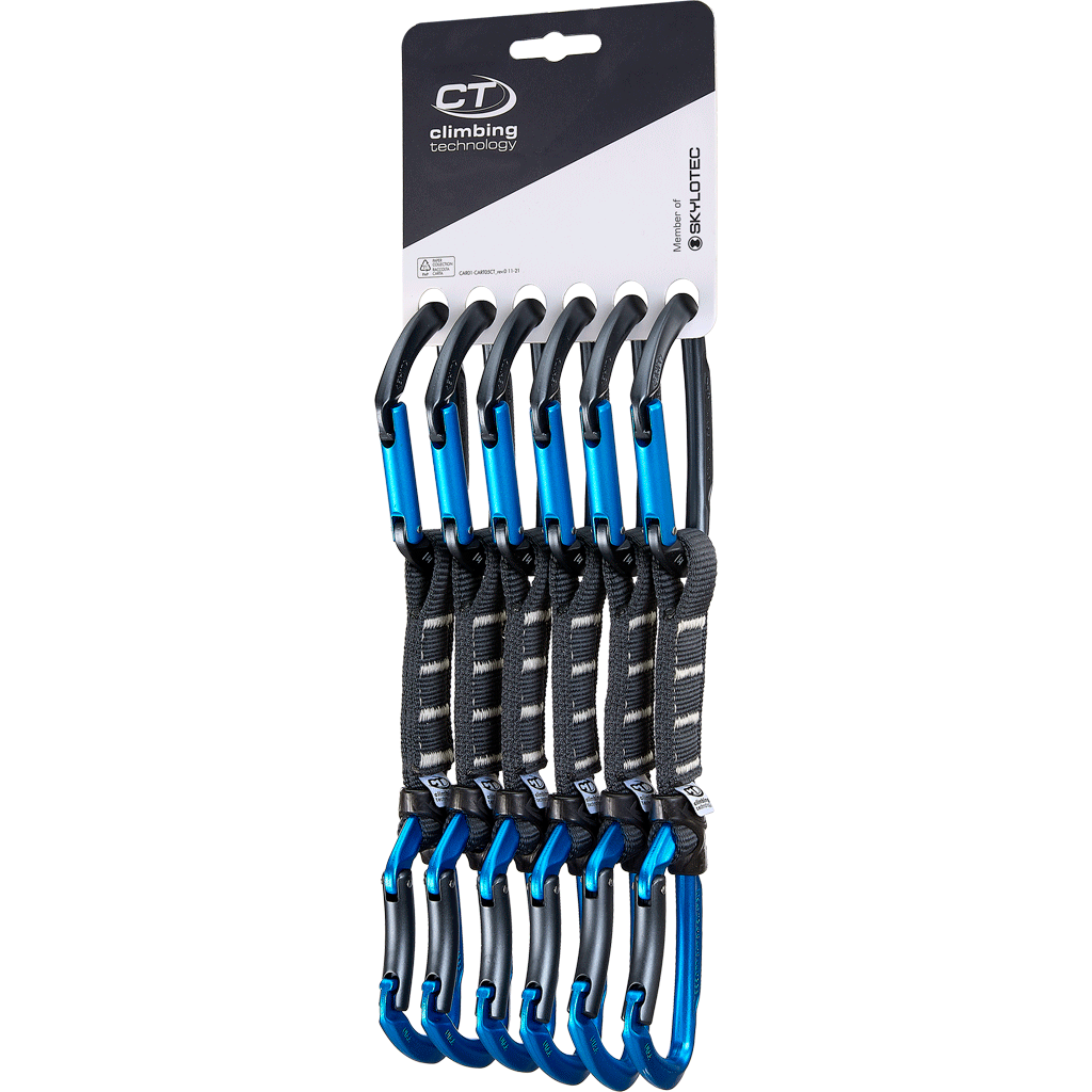 Climbing Technology Lime NY PRO Quickdraw Set- 12cm (6-Pack)