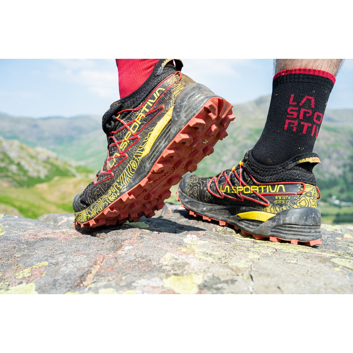 La Sportiva Mutant black yellow running