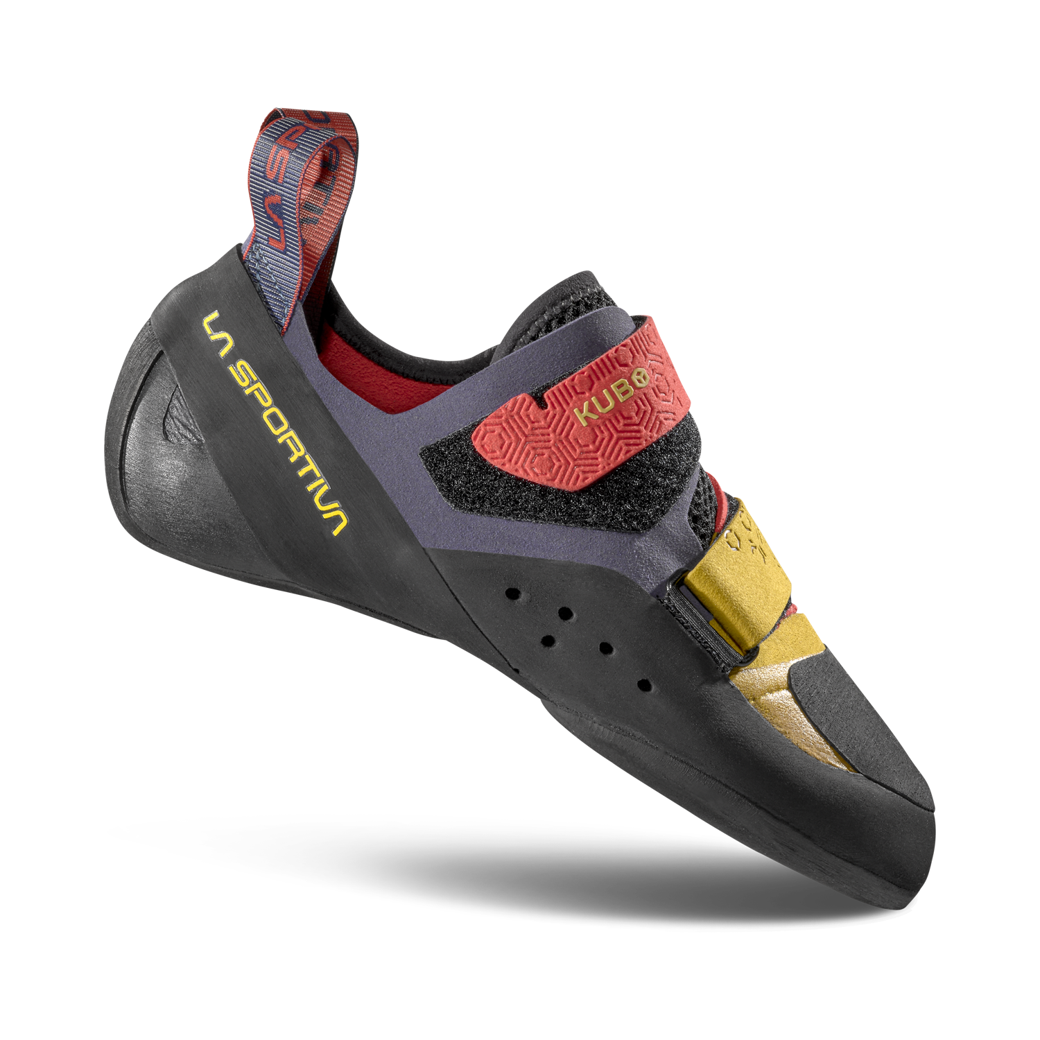 La Sportiva Kubo - Mens climbing shoes in savanna/mountain red