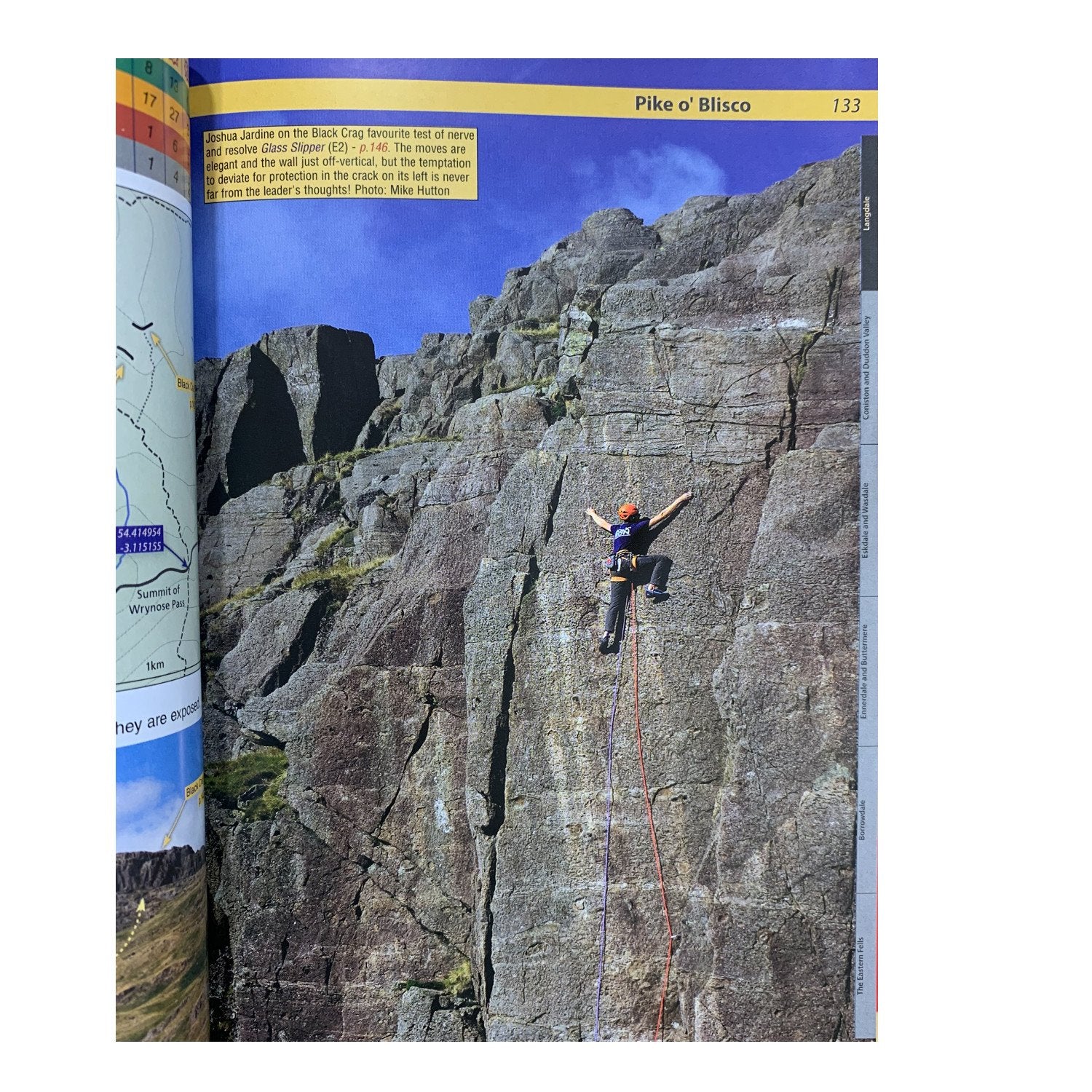 Lake District Climbs (RockFax) Front cover