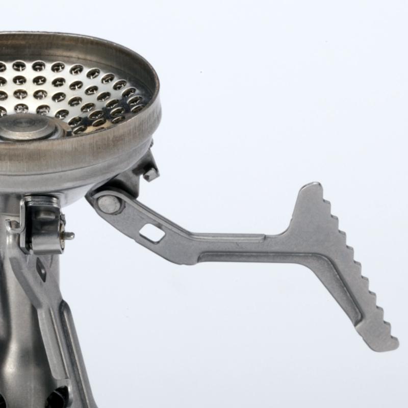SOTO Amicus Stove, showing spring loaded pot supports
