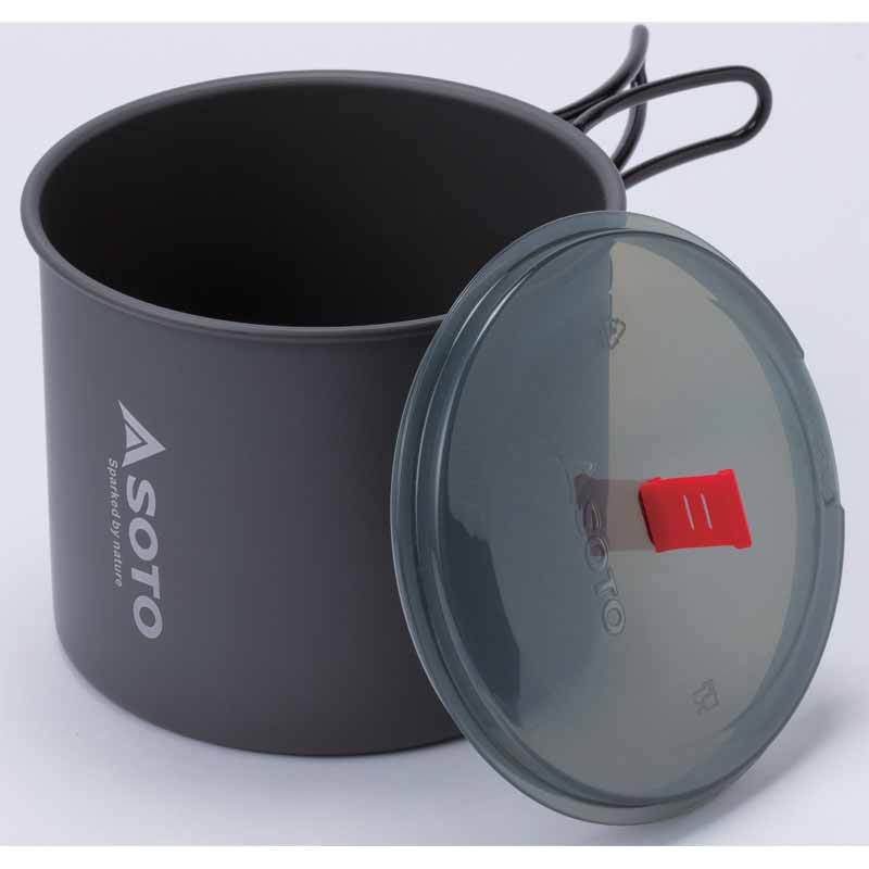 SOTO New River Pot 1 Litre, shown with lid on