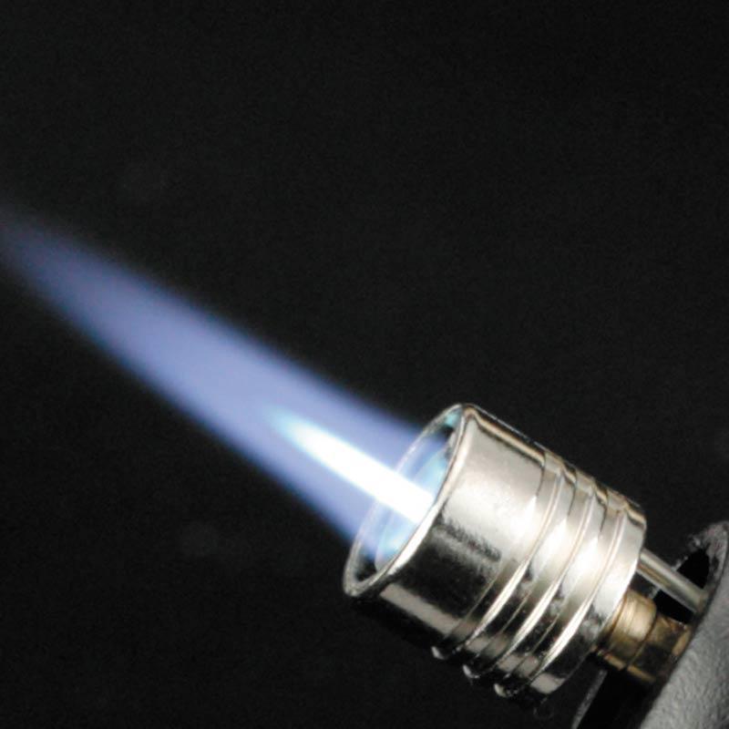 showing flame