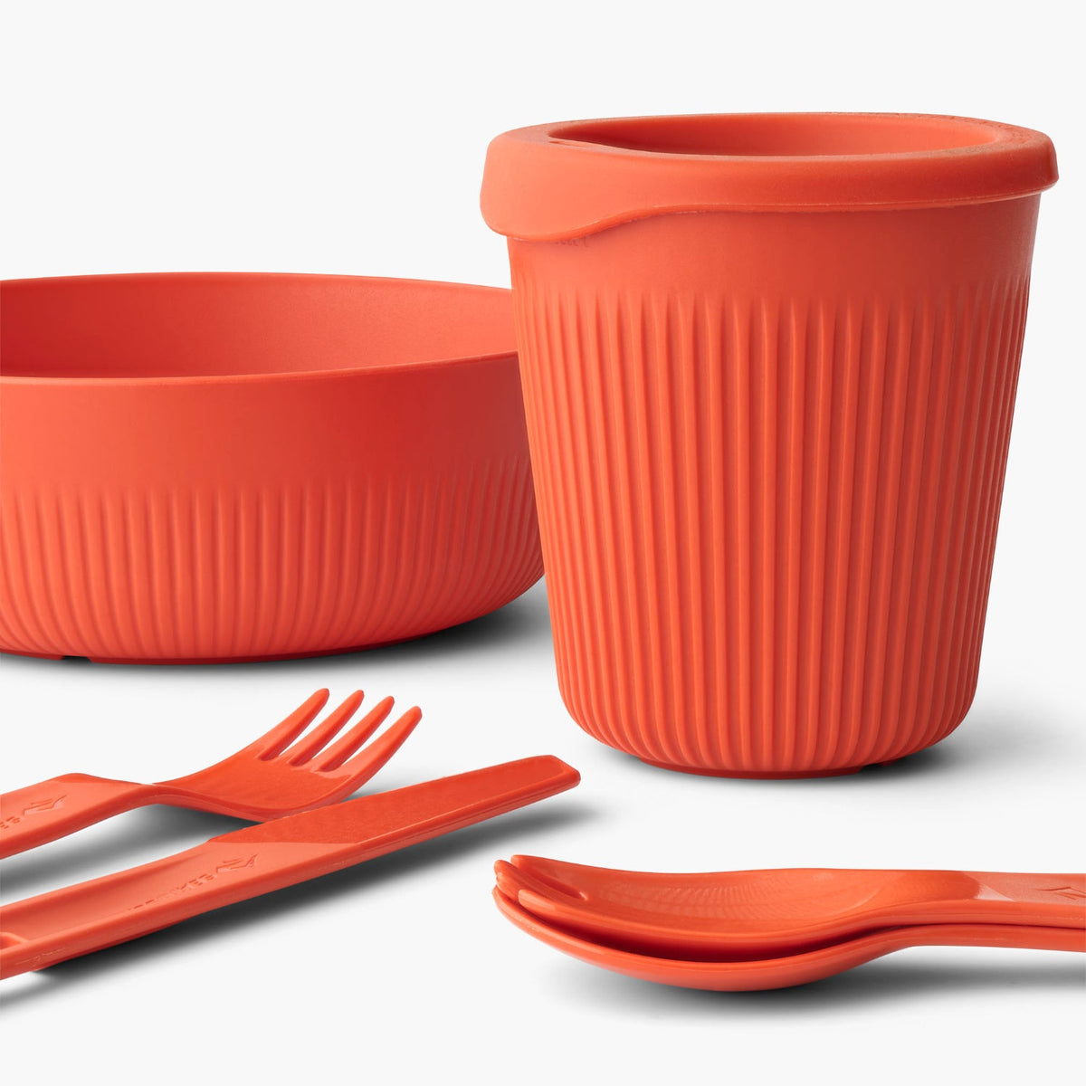 Sea to Summit Passage 1 Person Dinnerware Set (6 Piece) in spicy orange colour