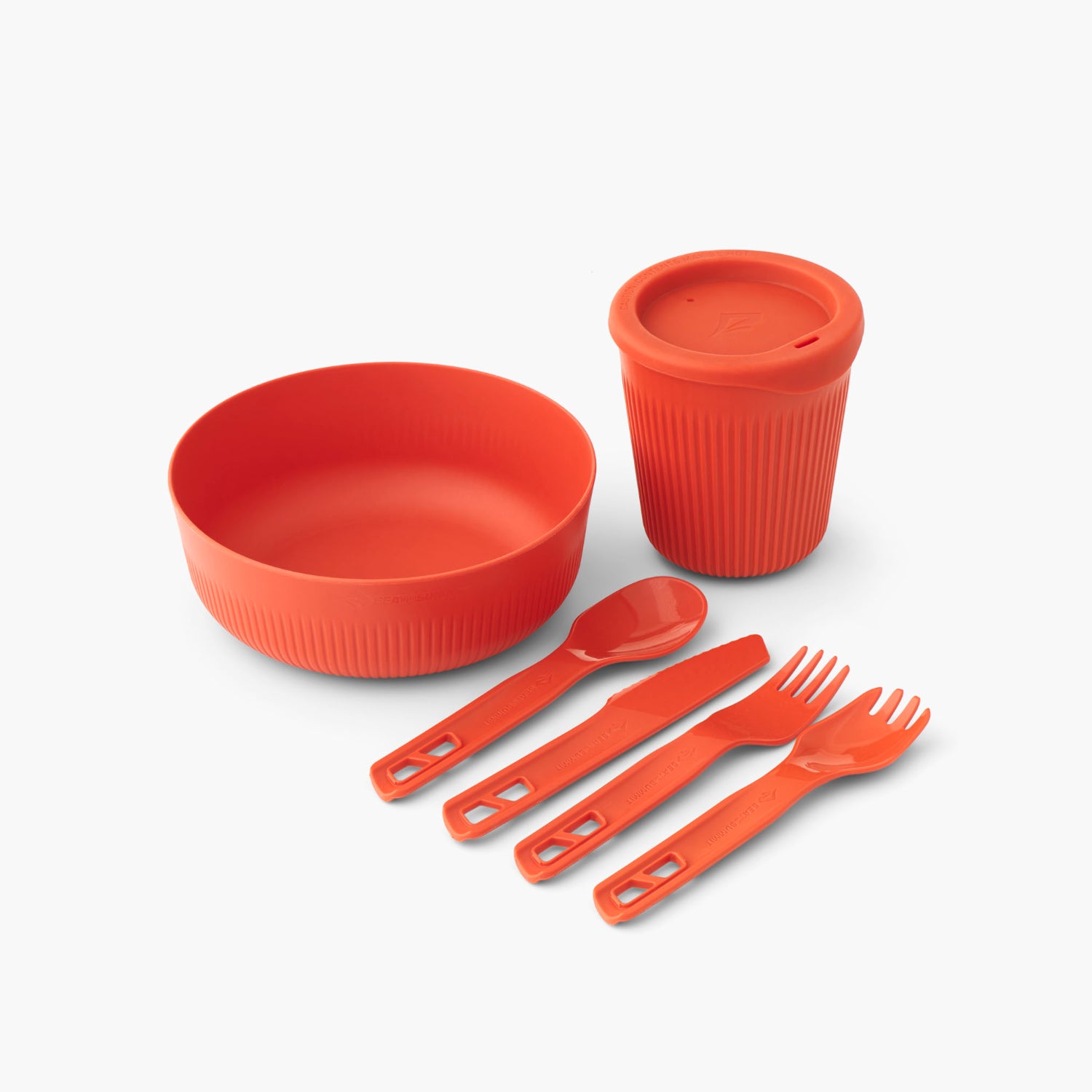 Sea to Summit Passage 1 Person Dinnerware Set (6 Piece) in spicy orange colour