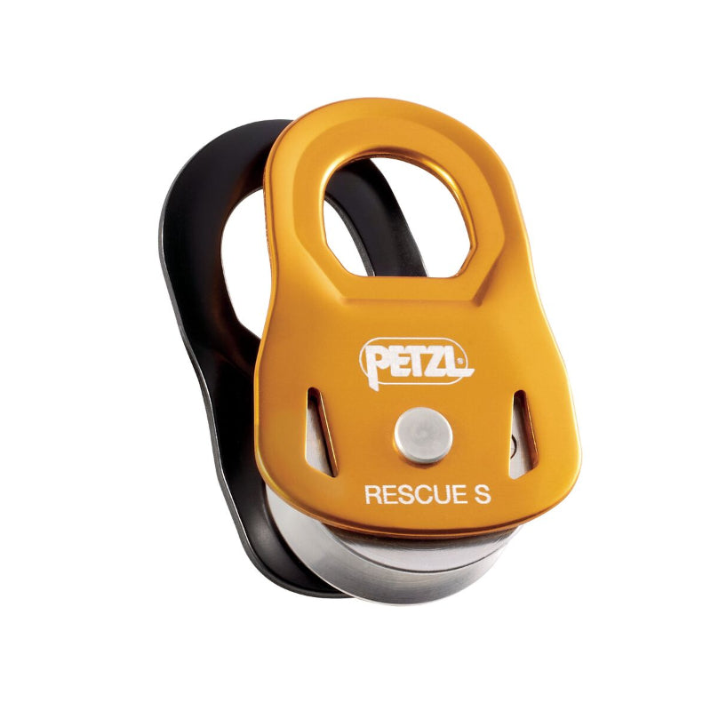 Petzl Rescue S Pulley, Yellow on white background