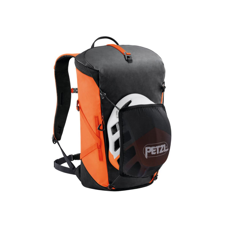 Petzl Bug Orange Backpack with helmet holder