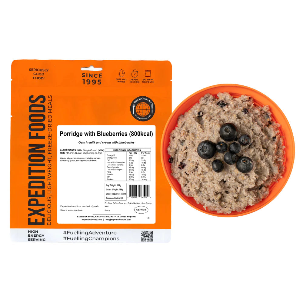 Expedition Foods Porridge with Blueberries (800kcal)
