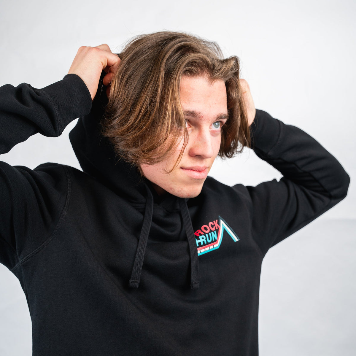 Rock+Run Retro Logo Hoodie - Unisex