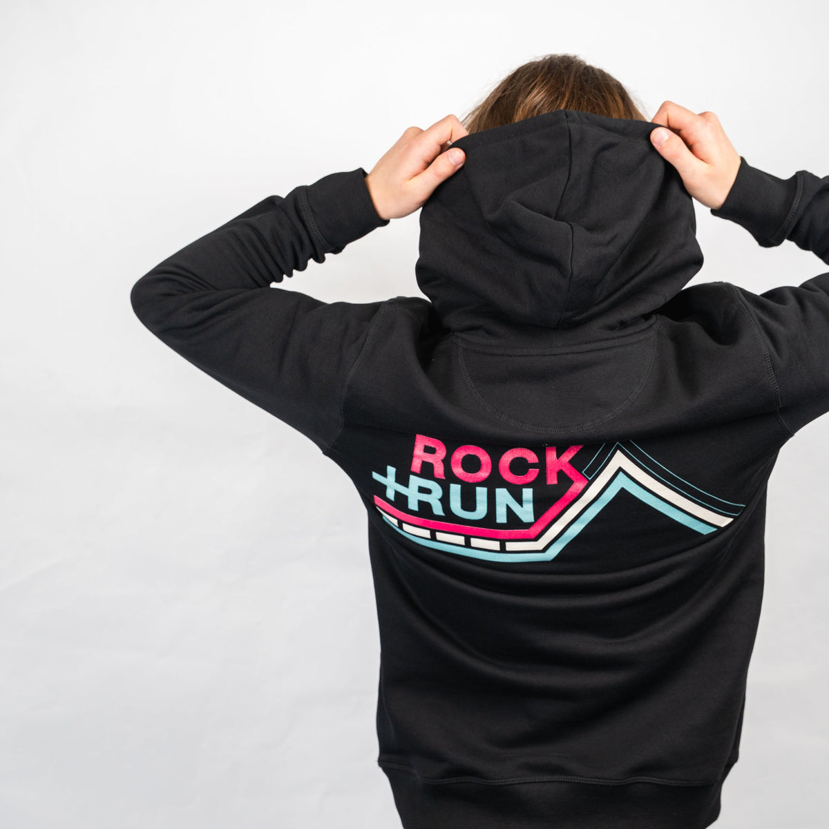 Rock+Run Retro Logo Hoodie - Unisex