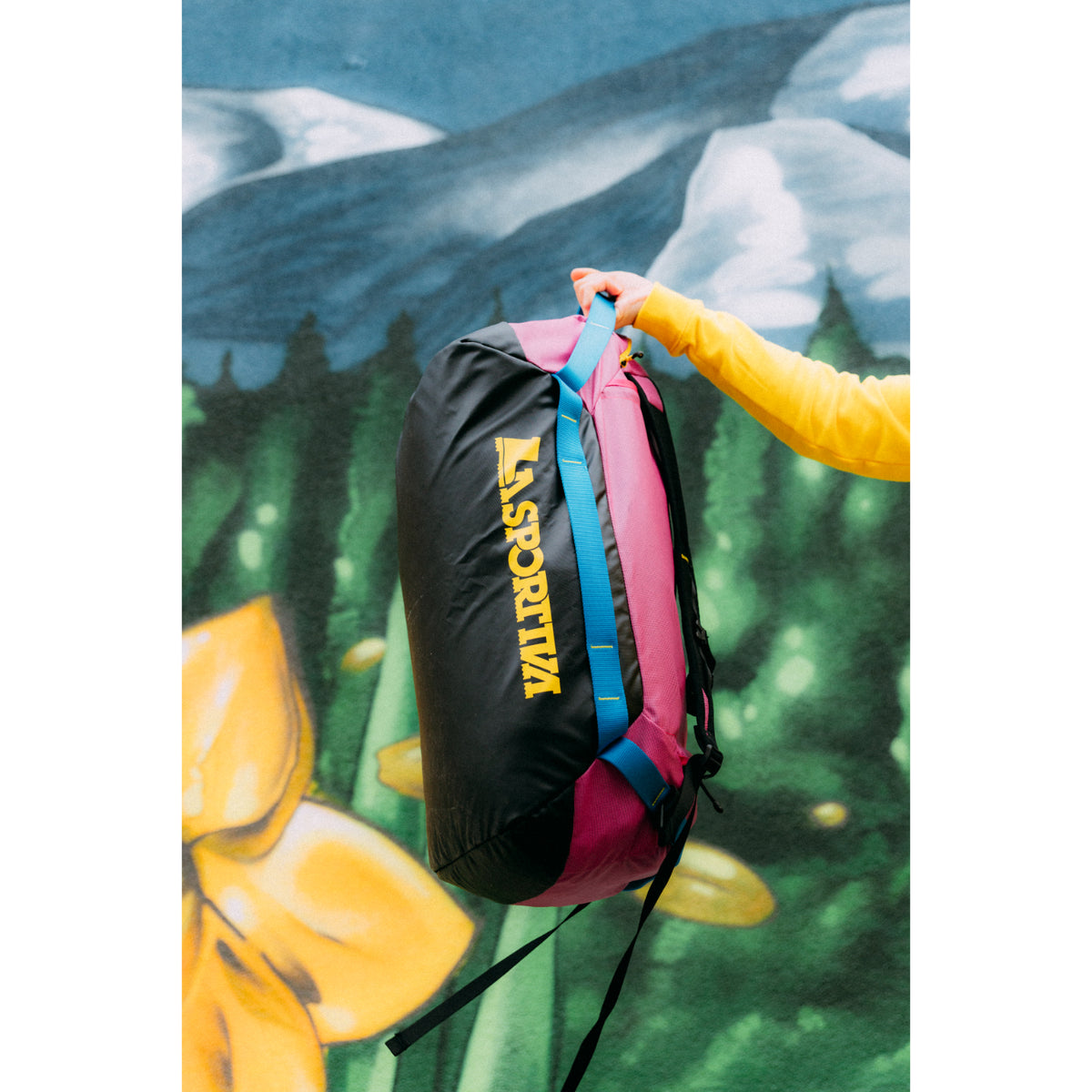 La Sportiva Nomad 40 Duffel - Fucsia/Giallo
