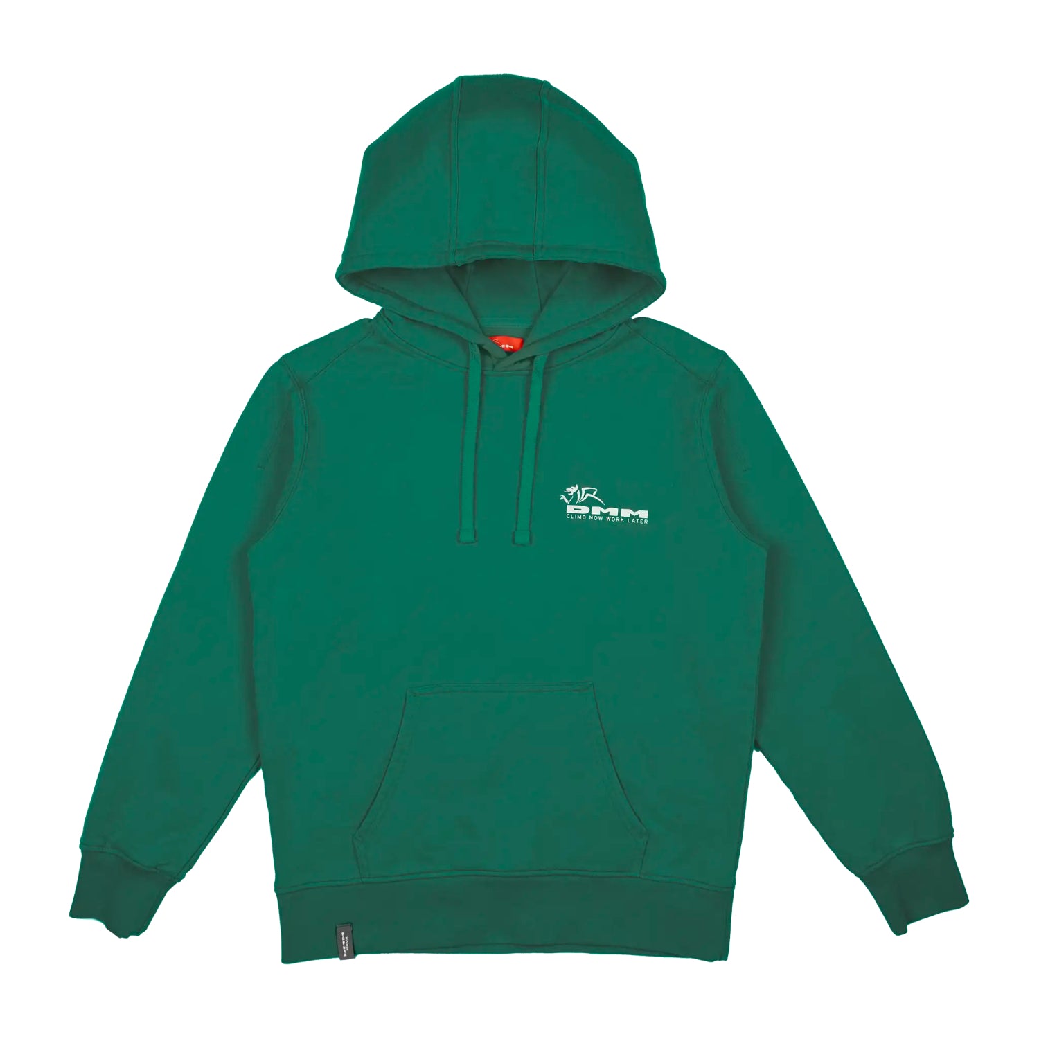 DMM Climb Now Work Later Hoodie - Unisex in dark green