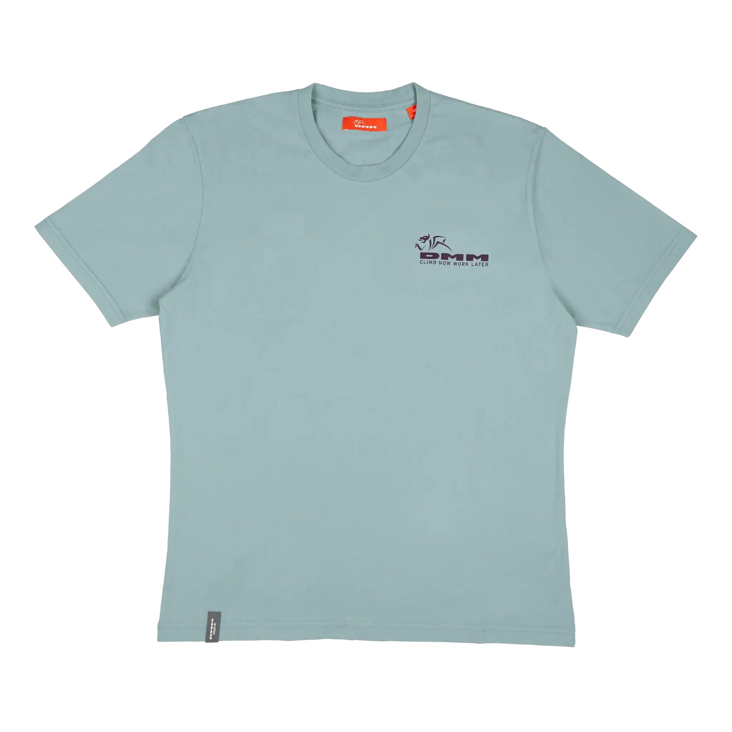 DMM Climb Now Work Later T-Shirt - Unisex in light blue