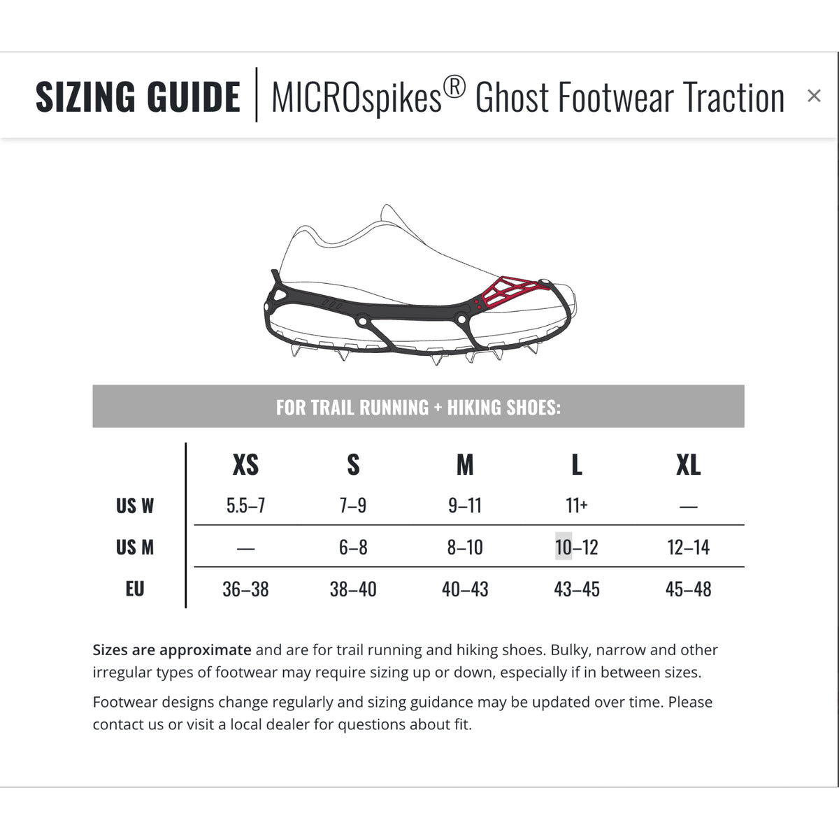 Kahtoola MICROspikes GHOST