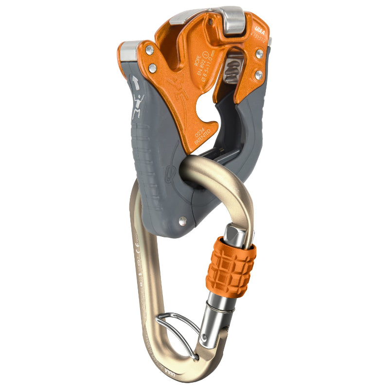 Skylotec click up plus belay device in orange 