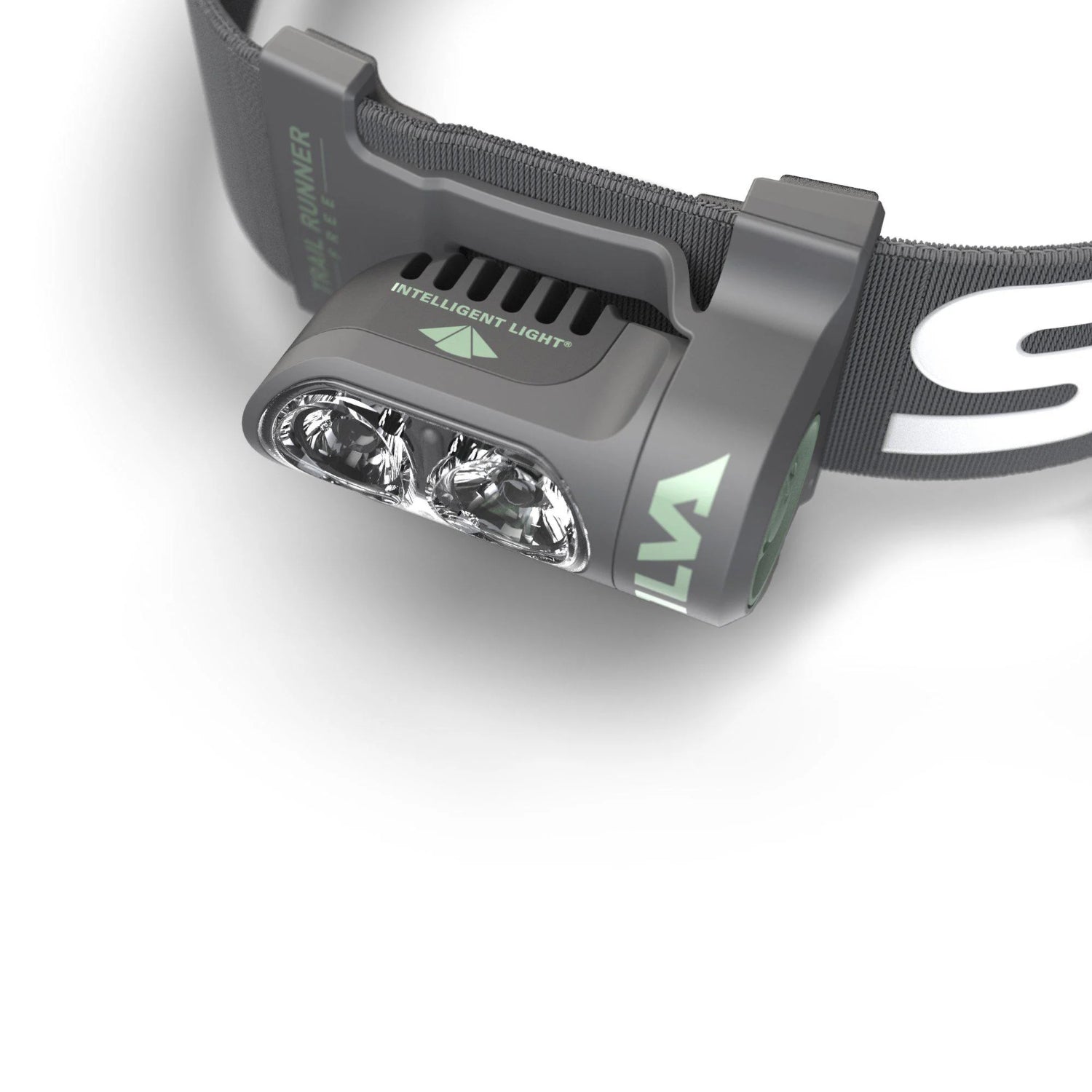 Headlamp with 'STILVI' branding on a white background